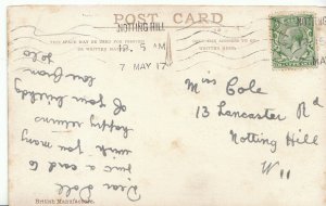 Genealogy Postcard - Family History - Cole - Notting Hill - London - BX193