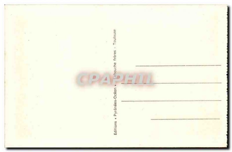 Old Postcard Eaux Bonnes Grand Hotel des Princes and garden Darralde