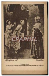 Postcard Old Konigin Luise als Prinzessin und ihre Schwester