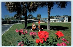 YULEE, Florida FL ~ Roadside NASSAU HOLIDAY MOTEL Restaurant c1970s  Postcard