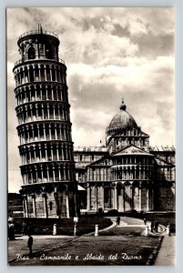 RPPC   Leaning Tower of Pisa  Italy    Postcard