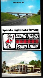 D87 Va. 3 Pcs. Interstate 81, Nick's Seafood, Scotish Econo-Travel Motor Hotels