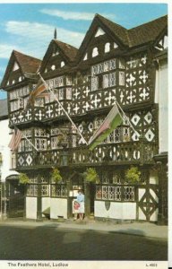 Shropshire Postcard - The Feathers Hotel - Ludlow - E.T.W. Dennis & Sons TZ11131