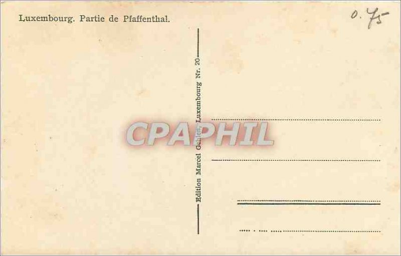 Old Postcard Luxembourg Part Pfaffenthal
