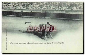 Old Postcard Bullfight Bullfight Bonarillo executant a pass from muleta aidee