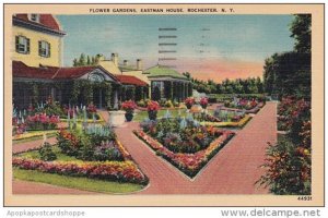 New York Rochester Flower Gardens Eastman House 1949