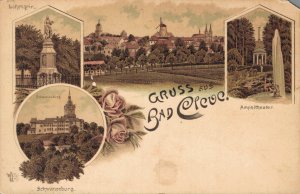 Germany Gruss aus Bad Cleve Litho B48