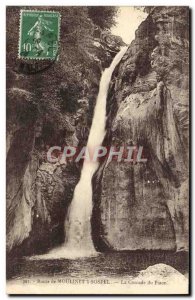 Old Postcard Route De Sospel Reel A Cascade Of Pinon
