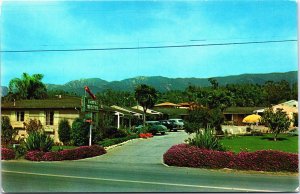 USA California Santa Barbara Laurel Motel Vintage Postcard C164