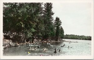 Hatzic Lake BC Swans Point Mission BC area Fraser Valley RPPC Postcard G87