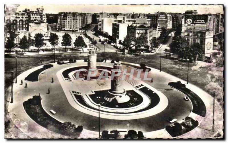 Old Postcard Fountains Paris Porte de Saint Cloud