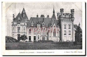 Old Postcard Collection Chateau Limousin Bort frontage E