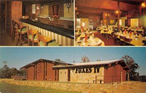 THE FOXES IV Ozarks Steak House SUNRISE BEACH, MO Roadside '60s Vintage Postcard