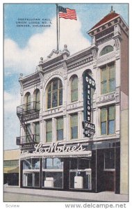 Oddfellows Hall, Union Lodge No. 1, DENVER, Colorado, 30-40s