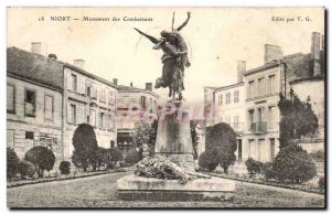 Old Postcard Niort Monument Affairs