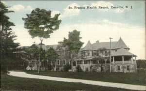 Denville NJ St. Francis Health Resort c1910 Unused Postcard