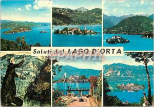 Postcard Modern Saluti dal Lago d'Orta