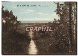 Old Postcard St Jean de Monts Sea