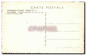 Old Postcard Chaudesaigucs (Cantal) Altitude General view Localite possessing...