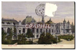 Old Postcard Monaco Monte Carlo Casino The Facade