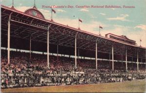 Young Canada's Day CNE Toronto Ontario ON Ont Canada Day Postcard D42 *As Is