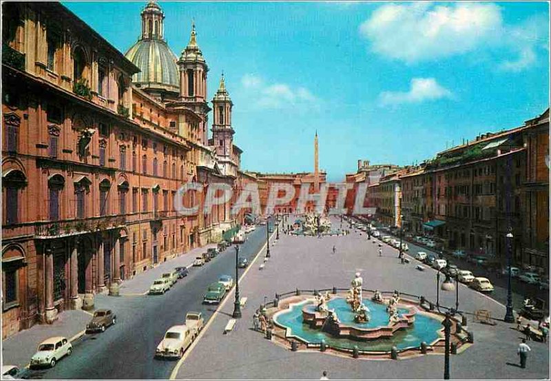 Postcard Modern Roma Piazza Navona