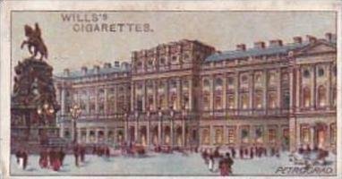 Wills Cigarette Card Russian Architecture No 29 Hall Imperial Council Petrograd