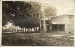 Burke NY West Main St. c1910 Real Photo Postcard