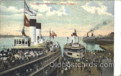 Detroit, Mich Steamer, Steamers, Ship 1908 small crease left top corner tip, ...