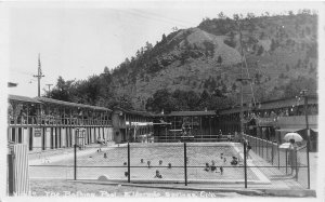 H80/ Eldorado Springs Colorado RPPC Postcard c1926 The Bathing Pool  162
