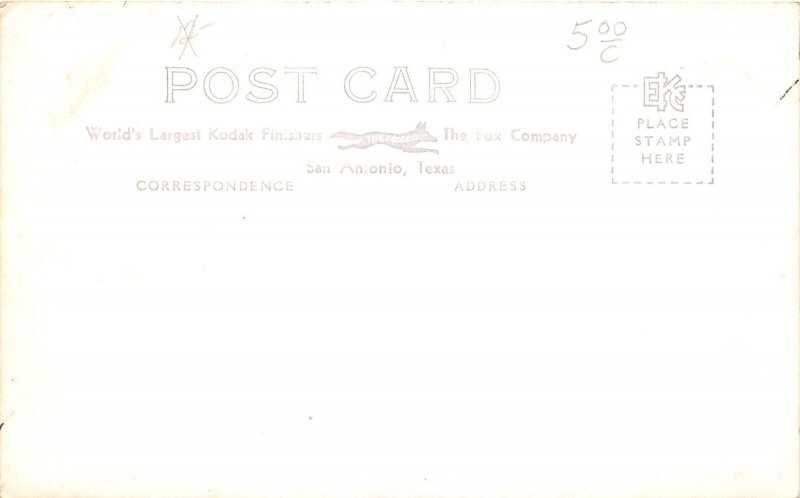 J61/ Pauls Valley Oklahoma RPPC Postcard c1940s Community Building  60