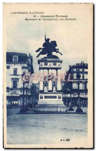 Old Postcard Clermont Ferrand Monument Vercingetorix by Bartholdi