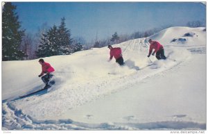 Ski Run, Winter Sport, CANADIAN ROCKIES, Alberta, Canada, 40-60´s