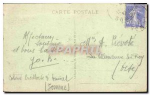 Old Postcard Ault Onival Sunset