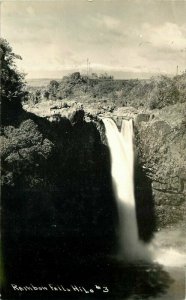 Beautiful Falls Hilo Hawaii RPPC #3 Photo Postcard 20-3275