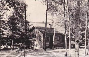 Minnesota Walker Journeys End Lodge Leech Lake Real Photo RPPC