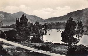 BF36062 ceylon corner of nuwara eliya lake showing boat house  front/back scan