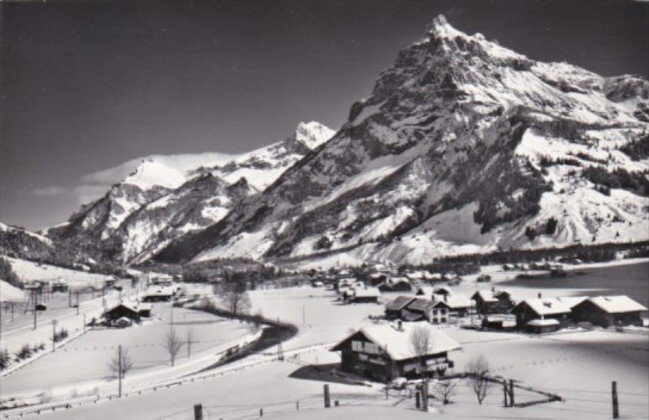 Switzerland Kandersteg Aermighorn und Birre Real Photo