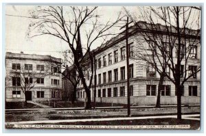 c1940 Hall Anatomy Medical Laboratory State University Iowa City Iowa Postcard