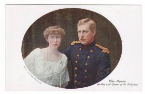 King Albert Queen Elizabeth Belgium Monarchy Tuck 1910c * 