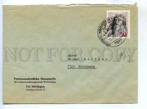 273101 GERMANY 1974 year Wendlingen COVER cancellation