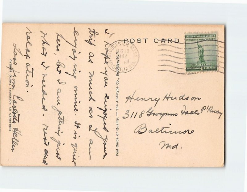 Q-40902 Harbor View Gloucester Massachusetts USA