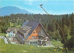 Postcard Europe Romania Transylvania Carpathian mts Predeal Clabucet cottage 