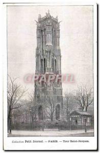 Paris Old Postcard Tour Saint Jacques