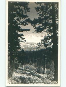 Pre-1950 rppc NICE VIEW Mount Shasta California CA i5954