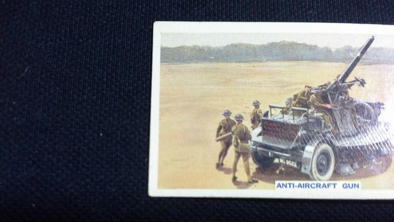 Godfrey Phillips Cigarette Card No 16 This Mechanized Age Anti Aircraft Gun