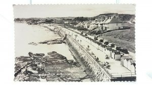 Vintage Postcard Beach Huts & Hotels on  Preston Esplanade Paignton Devon 1950s