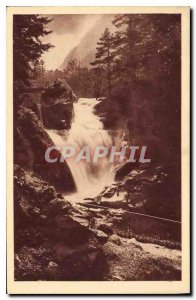 Old Postcard Cauterets Cascade Cerisey