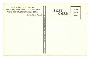 TX - Conroe. Conroe Volunteer Fire Dept., Engine #1, 1980 Ford Pumper