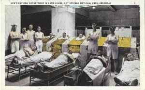 Men's Bathing Department in Bath House Hot Springs National Park Arkansas